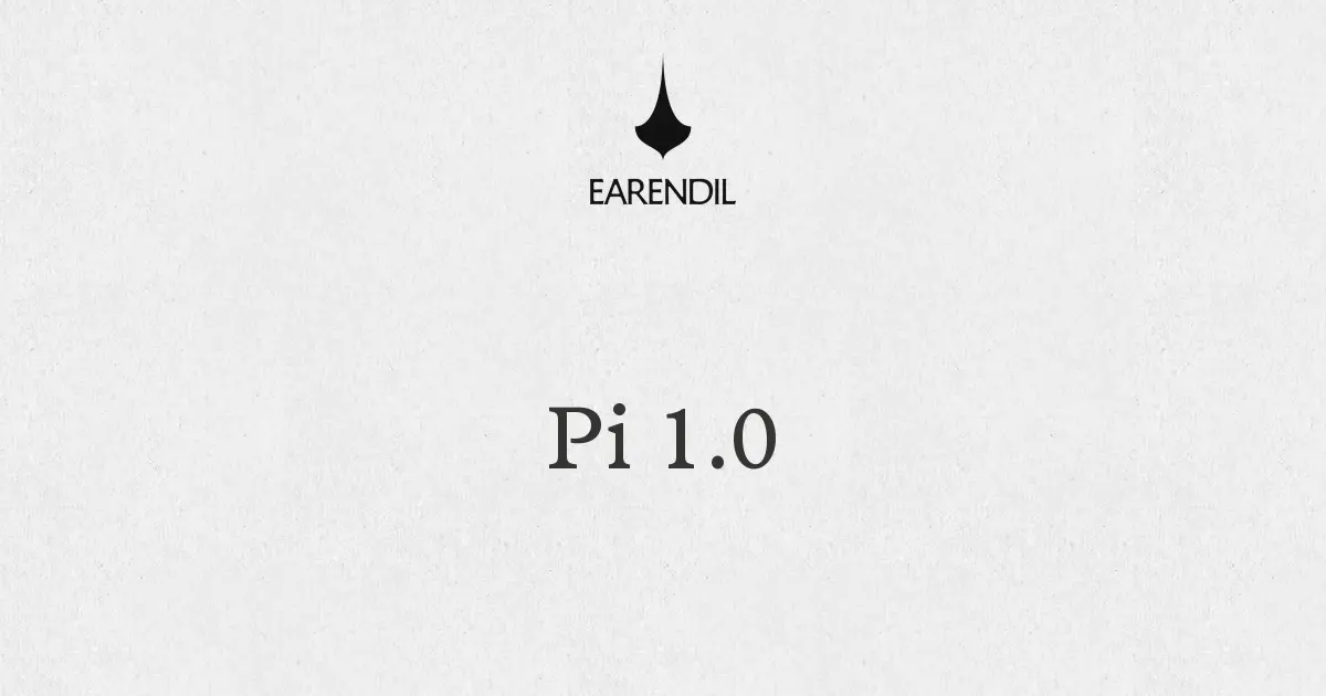 Preview image for Pi 1.0 | Earendil