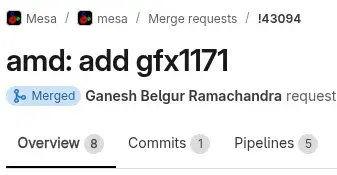 Preview image for AMD GFX1171 Support Merged For Mesa 26.3
