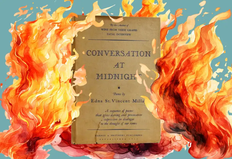 Preview image for This Week in Literary History: Edna St. Vincent Millay Loses Her Manuscript in a Hotel Fire