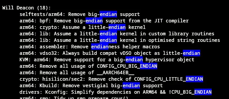 Preview image for Linux 7.4 Removing Its Broken &amp; Rarely Touched Code For ARM64 Big Endian