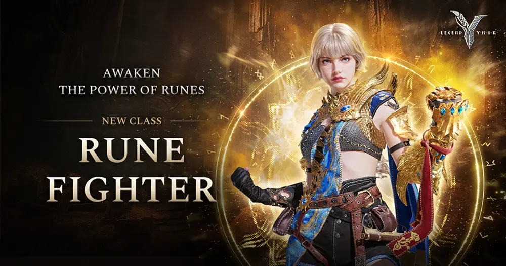 Preview image for AWAKEN THE POWER OF RUNES NEW CLASS “RUNE FIGHTER”