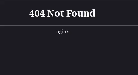 Preview image for Nginx Dark Mode Support For Error Pages Remains Elusive