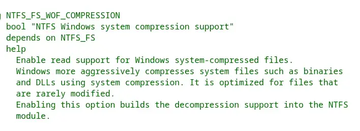Preview image for The Modern NTFS Linux Driver Adds Read Support For Windows System Compression (WOF)