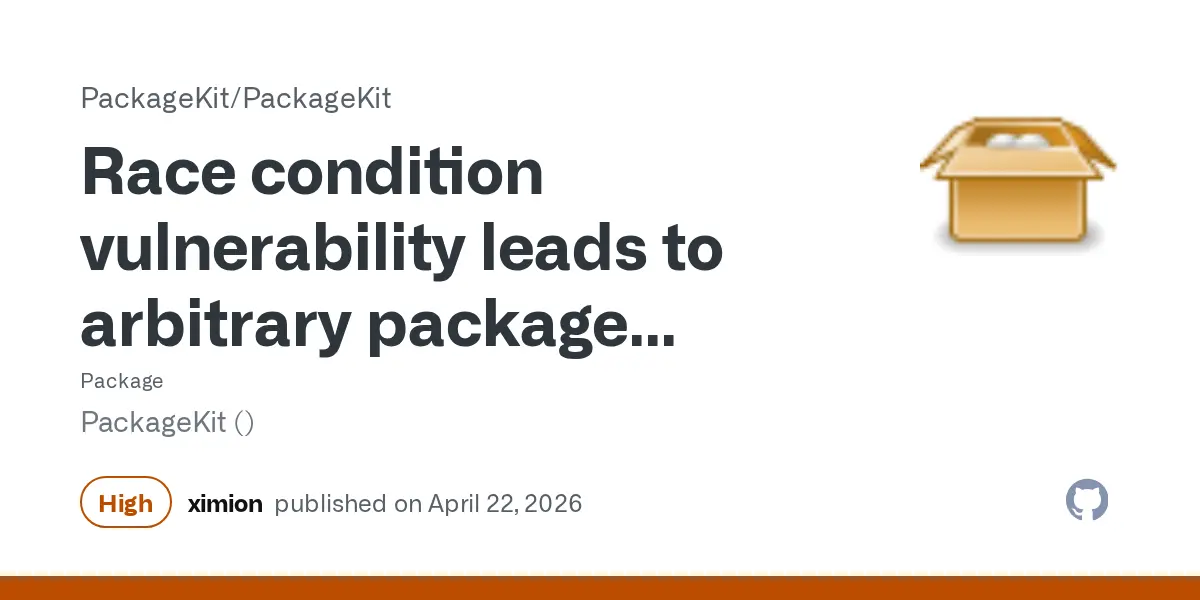 Preview image for Race condition vulnerability leads to arbitrary package installation as root