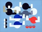 Preview image for Composition of Circles and Overlapping Angles by Sophie Taeuber-Arp : Sophie Taeuber-Arp : Free Download, Borrow, and Streaming : Internet Archive