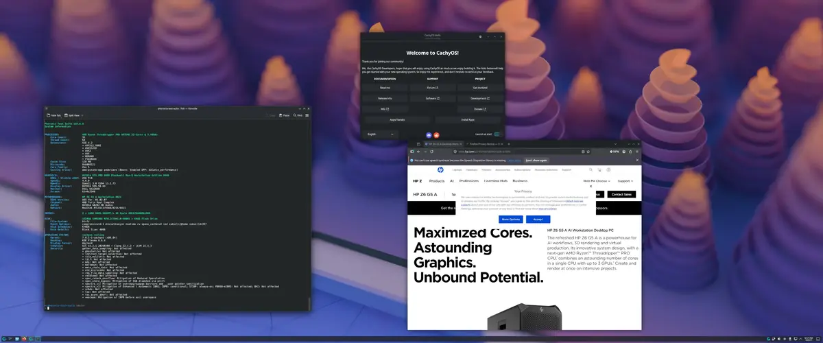 Preview image for CachyOS Linux Performance Leading Over Ubuntu 26.04 LTS, Fedora Workstation 44