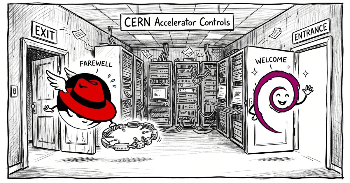 Preview image for CERN Renounces RHEL in Favor of  Debian for its Accelerator Controls Infrastructure