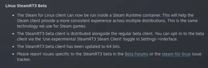 Preview image for Steam Linux Beta Prepares For 64-bit, Can Be Run Inside Steam Runtime Container