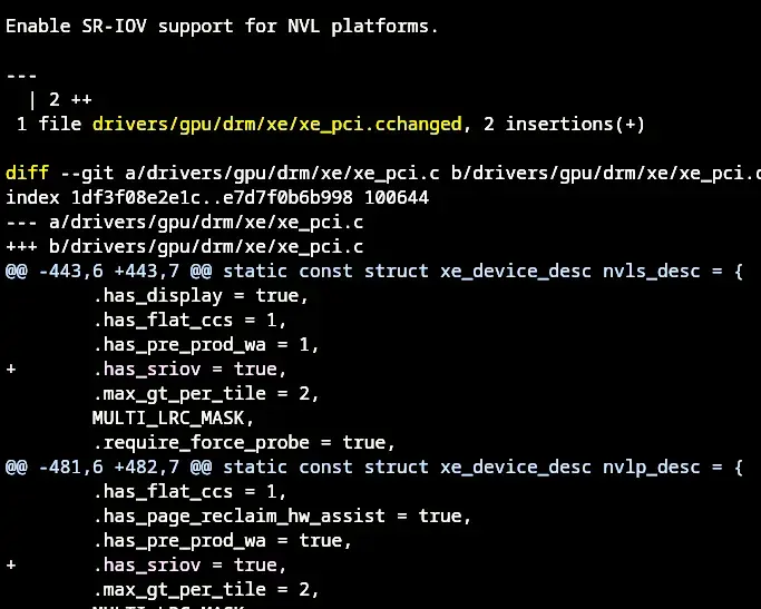Preview image for Linux 7.2 To Enable SR-IOV Support For Intel Nova Lake's Xe3P Graphics