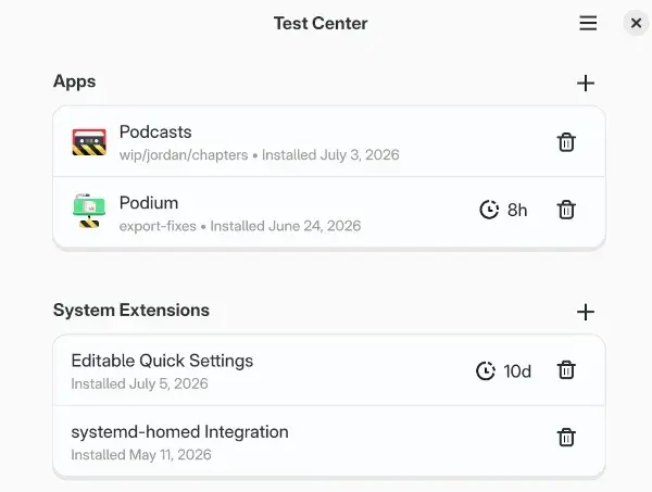 Preview image for GNOME OS Creating "Test Center" As Its Take On Apple TestFlight For Experiment Software