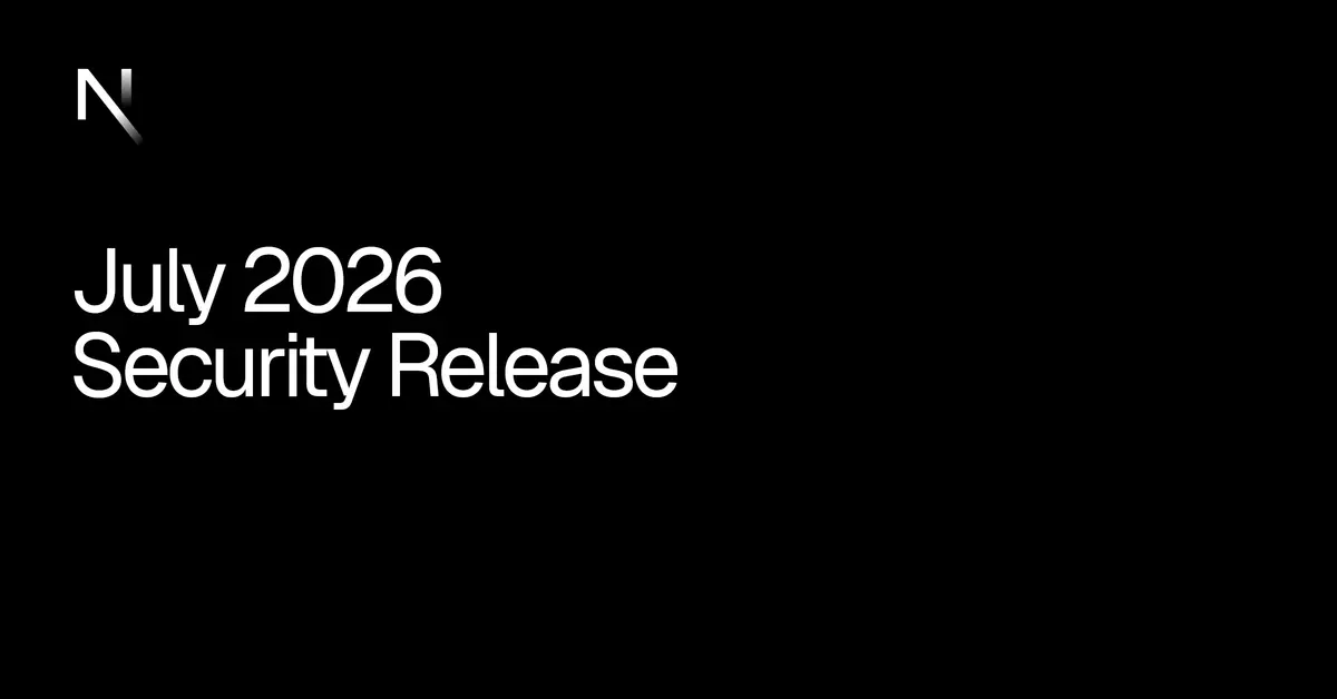 Preview image for July 2026 Security Release