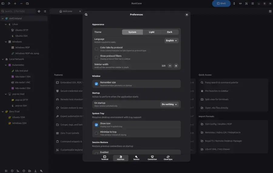 Preview image for The GNOME-Aligned RustConn Connection Manager Continues Piling On More Features
