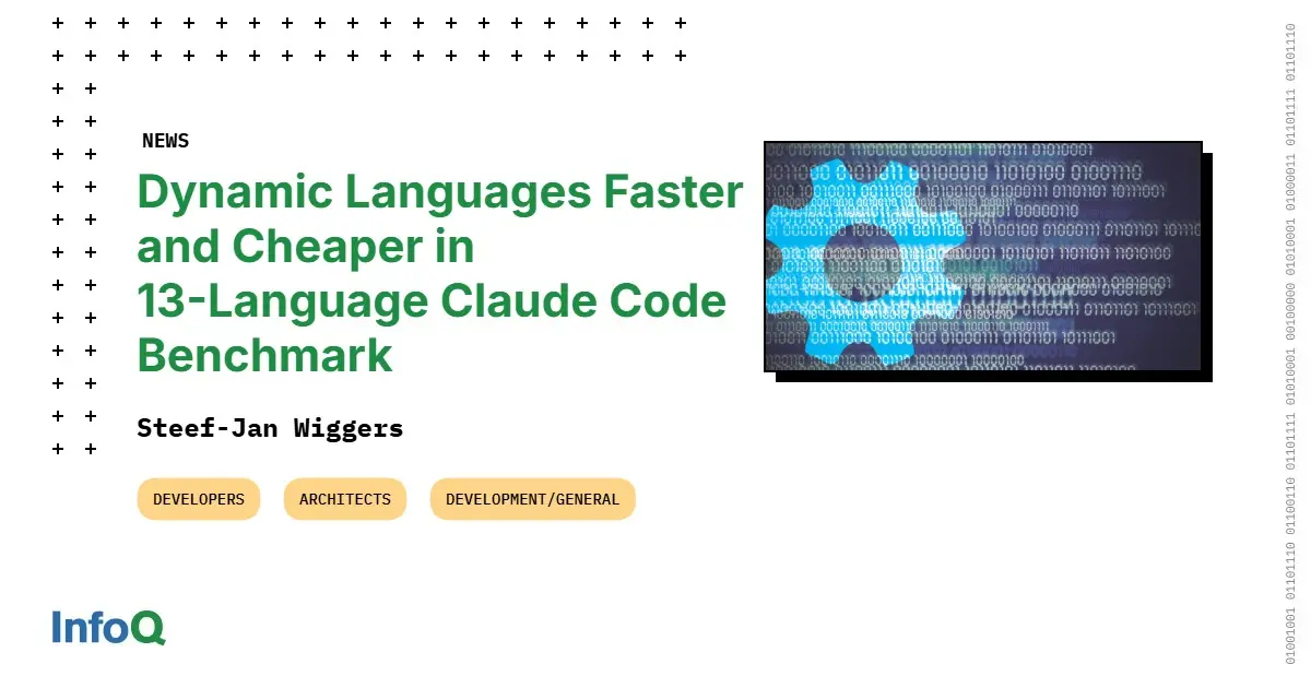 Preview image for Dynamic Languages Faster and Cheaper in 13-Language Claude Code Benchmark