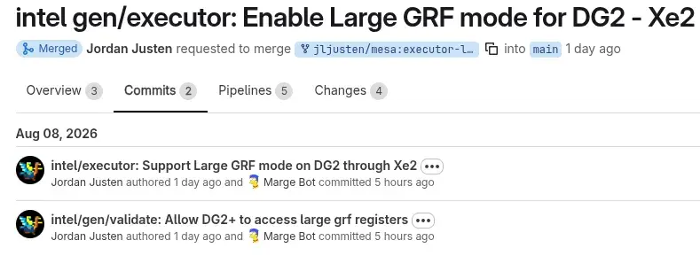 Preview image for Mesa 26.3 Intel Driver Code Enables Large GRF Mode For Newer GPUs