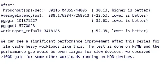 Preview image for Linux MGLRU Improvements Net A 30% Increase For MongoDB, More Than 100% On HDDs