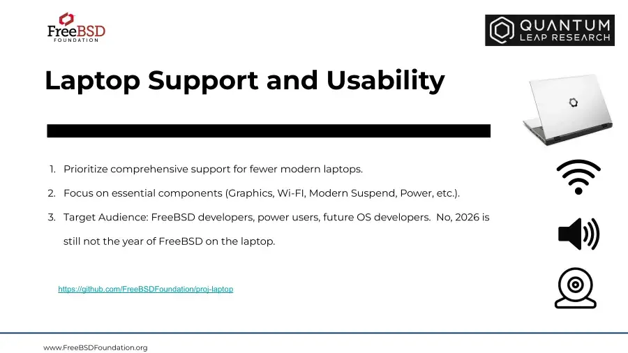 Preview image for FreeBSD Laptop Support Continues Improving With WiFi, GPU &amp; Audio Driver Work