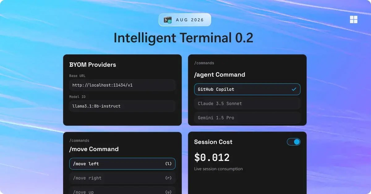 Preview image for Intelligent Terminal 0.2 is here with local model support