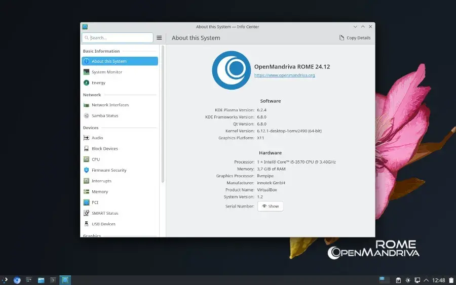 Preview image for OpenMandriva ROME 26.09 Released With More AI Apps, Snaps &amp; PGO + LTO Optimizations