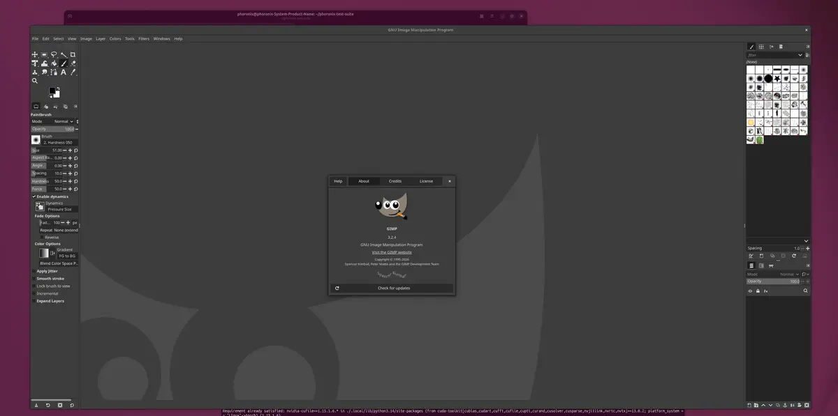 Preview image for GIMP 3.2.4 Released With A Fix For Its XCF Code That Has Existed Since 1999