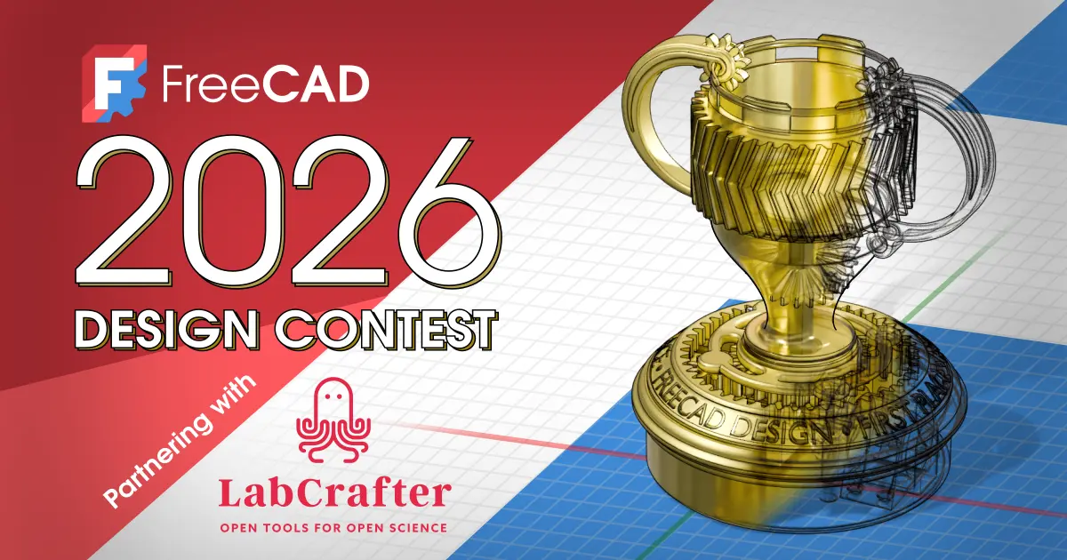 Preview image for FreeCAD Community Design Contest 2026: Open Science