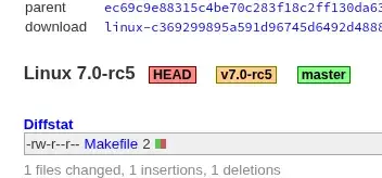 Preview image for Linux 7.0-rc5 Released: Linux 7.0 "Starting To Calm Down"