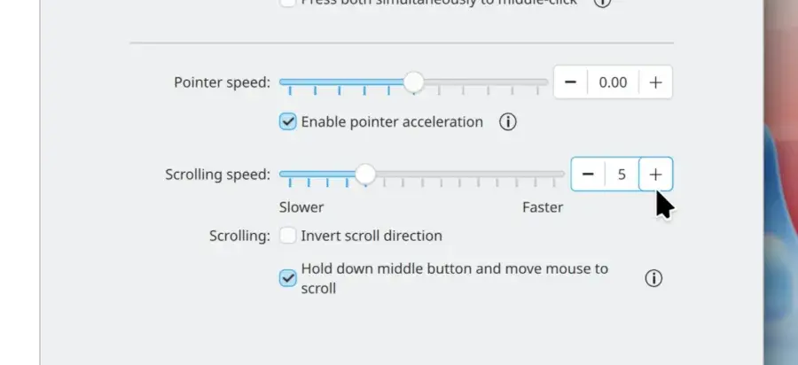 Preview image for KDE Plasma 6.8 To Allow Fine-Tuning Mouse/Touchpad Speeds